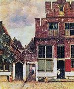 Johannes Vermeer The Little Street, oil painting reproduction